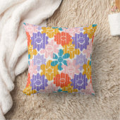フラワーパワー クッション (ブランケット)