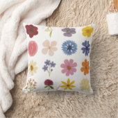 フラワーパワー クッション (ブランケット)