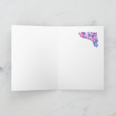 「フラワーパワー」グリーティングカード救済ありがとう サンキューカード (内部)