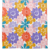 フラワーパワー シャワーカーテン (正面)