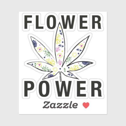 フラワーパワー シール (シート)