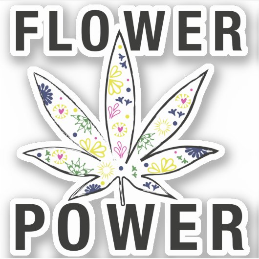 フラワーパワー シール (正面)