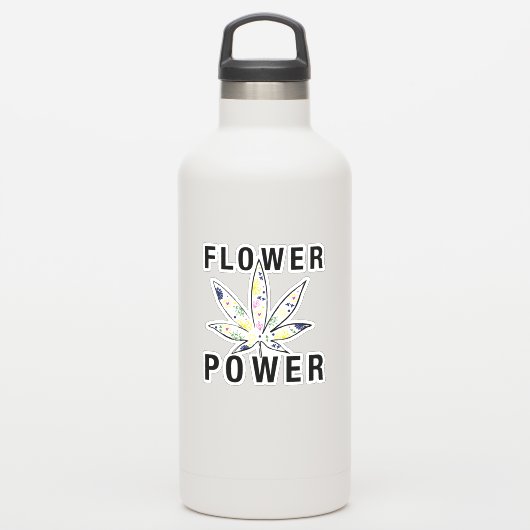 フラワーパワー シール (ウォーターボトル)