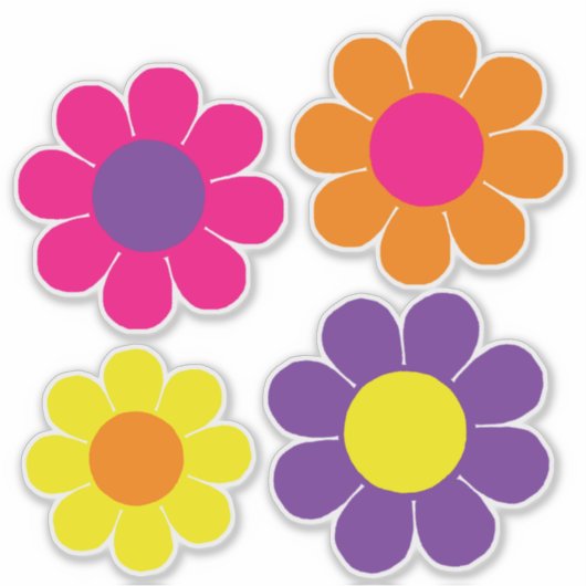 フラワーパワー シール (正面)