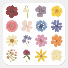 フラワーパワー スクエアシール