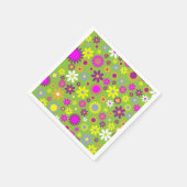 フラワーパワー スタンダードカクテルナプキン (角)