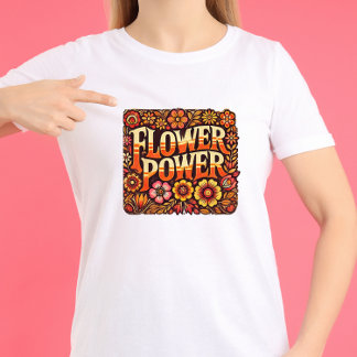 フラワーパワー トライブレンドTシャツ