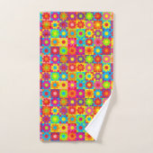 フラワーパワー バスタオルセット (ハンドタオル)