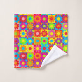 フラワーパワー バスタオルセット (ウォッシュタオル)