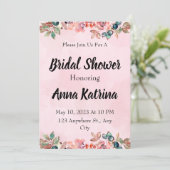 フラワーパワー ブライダルシャワー 招待状 (スタンド正面)