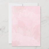 フラワーパワー ブライダルシャワー 招待状 (裏面)