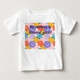 フラワーパワー ベビーTシャツ