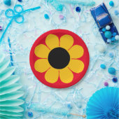 フラワーパワー ペーパープレート (パーティー)