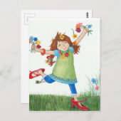 フラワーパワー ポストカード (正面/裏面)