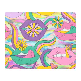 「フラワーパワー」メタルプリント メタルプリント