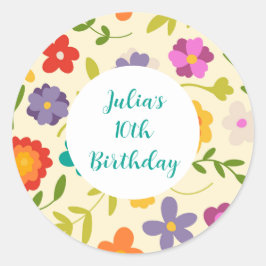 フラワーパワー ラウンドシール