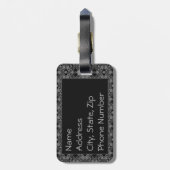 フラワーパワー ラゲッジタグ (裏面縦)