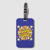 フラワーパワー ラゲッジタグ (正面縦)