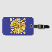 フラワーパワー ラゲッジタグ (正面横)