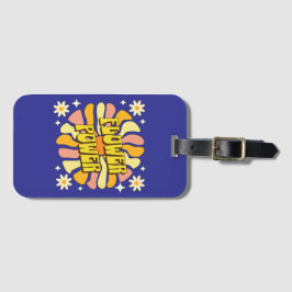 フラワーパワー ラゲッジタグ