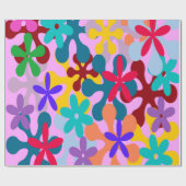 フラワーパワー ラッピングペーパー (フラット)