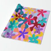 フラワーパワー ラッピングペーパー (アンロールド)