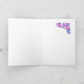 「フラワーパワー」祖父母の日のグリーティングカード カード (内部)