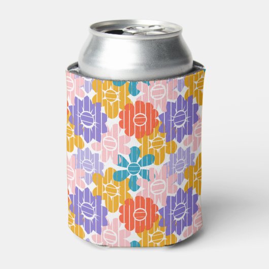 フラワーパワー 缶クーラー (缶正面)