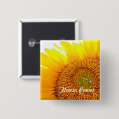 フラワーパワー 缶バッジ (正面&裏面)