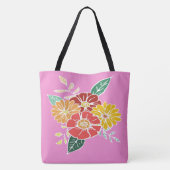 フラワーパワー#9 トートバッグ (裏面)