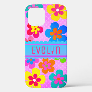 フラワーパワー iPhone 12ケース