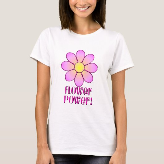 フラワーパワー Tシャツ (正面)