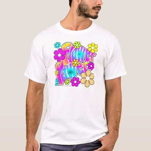 フラワーパワー Tシャツ (正面)