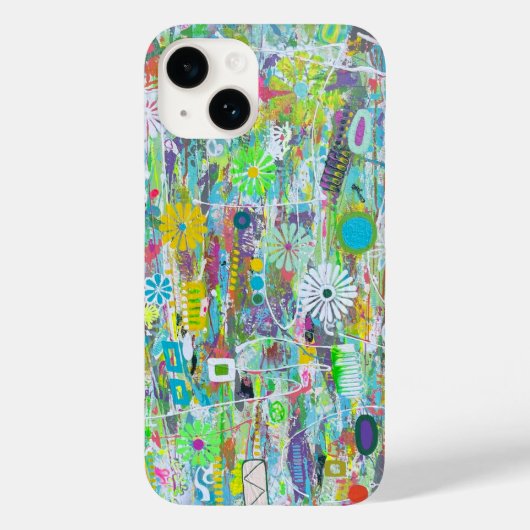 フラワーパワーiPhoneケース Case-Mate iPhoneケース (裏面)