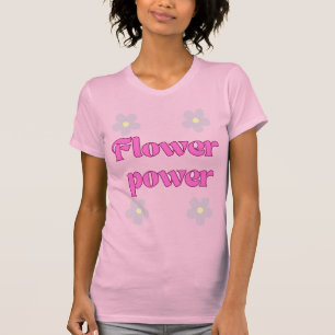 フラワーパワーTシャツ - 平和、花、ポジティブ Tシャツ