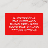 フラワーパワ感じー 名刺 (裏面)