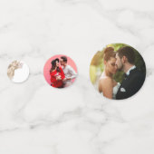 フラワーパンパ グラス ウェディング テーブル デコ  コンフェッティ (正面)