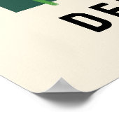 フラワーパーソナライズされたマーケット誕生フラワーアートプリント ポスター (角)