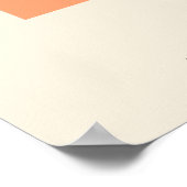 フラワーパーソナライズされたマーケット誕生フラワーアートプリント ポスター (角)