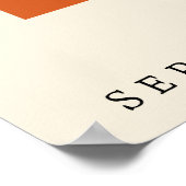 フラワーパーソナライズされたマーケット誕生フラワーアートプリント ポスター (角)