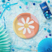 フラワーパーティー60のヒッピー誕生日パーティープレート ペーパープレート (パーティー)