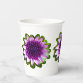 フラワーパーラベンダーシェード紙カップ 紙コップ (正面)