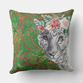 フラワーヒョウろうけつ染め クッション (裏面)