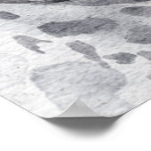 フラワーヒョウろうけつ染め ポスター (角)