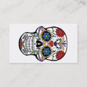 フラワーヒ飾ューマンスカルアートサンダーコーブ 名刺 (裏面)