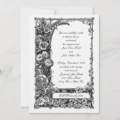 フラワービクトリアンズ婚約ディナー 招待状 (正面)