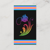 フラワービジネスカード 名刺 (裏面)