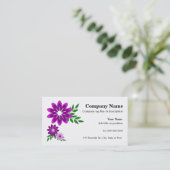 フラワービジネスカード 名刺 (スタンド正面)