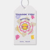 フラワービジネスチーム従業員の同僚に感謝 ギフトタグ (正面)