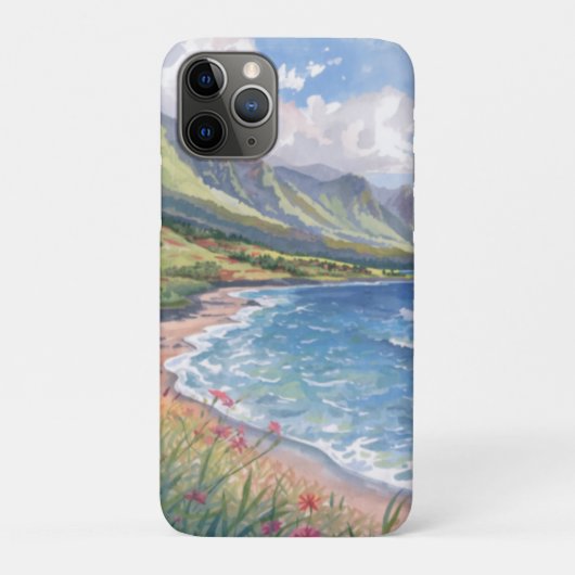 フラワービーチ ハワイ Case-Mate iPhoneケース (裏)